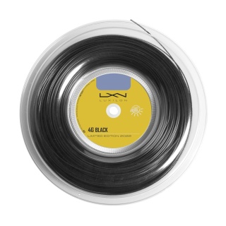 Luxilon Tennis String 4G (Durability + Power) black 200m reel